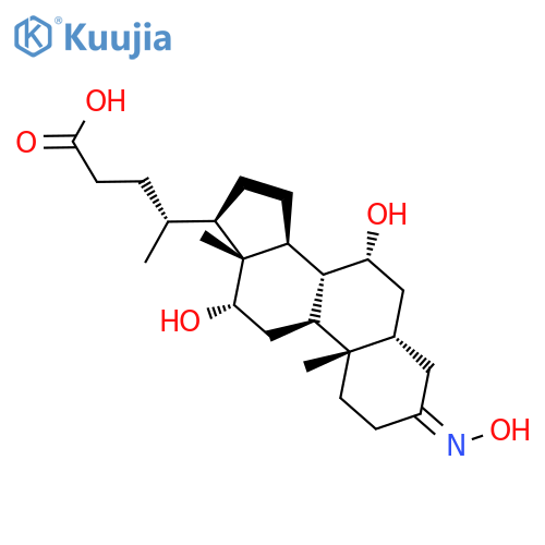 Cholan-24-oic acid, 7,12-dihydroxy-3-(hydroxyimino)-, (5b,7a,12a)- structure