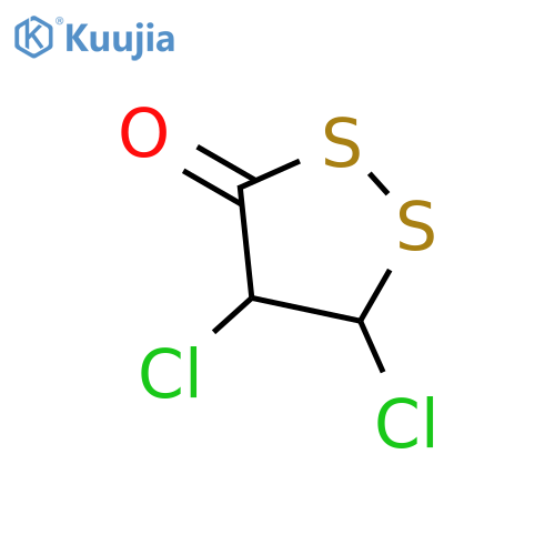 1,2-Dithiolan-3-one, 4,5-dichloro- structure