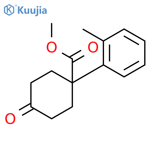 Methyl 4-Oxo-1-(o-tolyl)cyclohexanecarboxylate structure