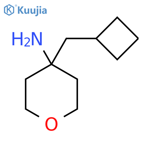 4-(Cyclobutylmethyl)oxan-4-amine structure