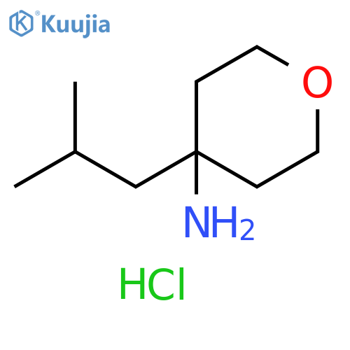 4-isobutyltetrahydropyran-4-amine;hydrochloride structure