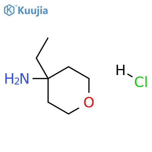 4-Ethyloxan-4-amine hydrochloride structure