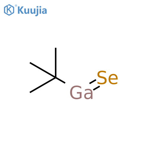 Gallium, (1,1-dimethylethyl)selenoxo- structure