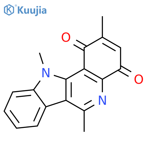 1H-Indolo[3,2-c]quinoline-1,4(11H)-dione, 2,6,11-trimethyl- structure