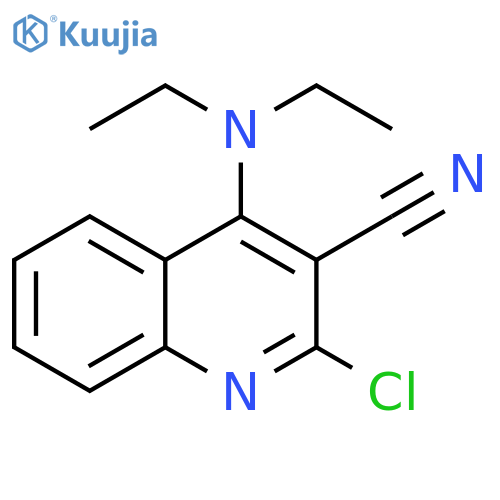3-Quinolinecarbonitrile, 2-chloro-4-(diethylamino)- structure