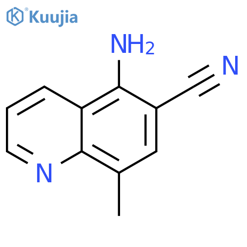 6-Quinolinecarbonitrile, 5-amino-8-methyl- structure