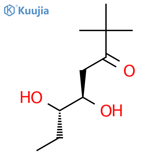 3-Octanone, 5,6-dihydroxy-2,2-dimethyl-, (R*,S*)-(±)- structure