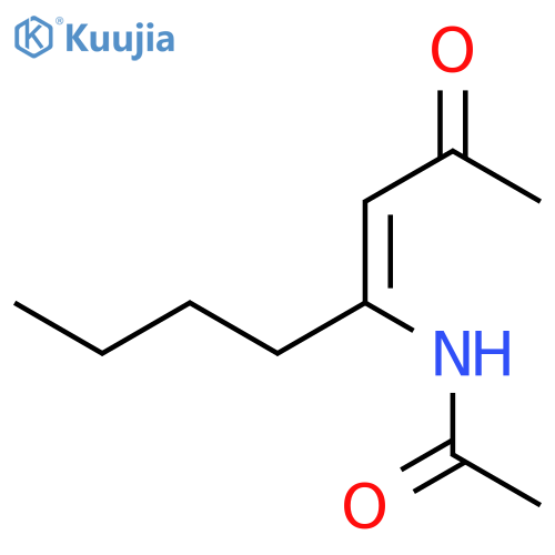 Acetamide, N-[1-(2-oxopropylidene)pentyl]-, (Z)- (9CI) structure