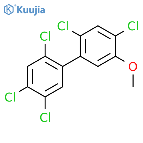 1,1'-Biphenyl, 2,2',4,4',5-pentachloro-5'-methoxy- structure