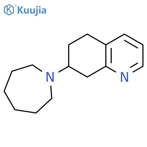 QUINOLINE, 7-(HEXAHYDRO-1H-AZEPIN-1-YL)-5,6,7,8-TETRAHYDRO- structure