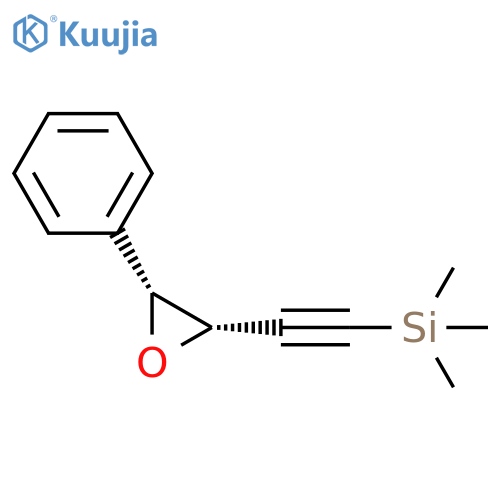 Silane, trimethyl[(3-phenyloxiranyl)ethynyl]-, cis- structure