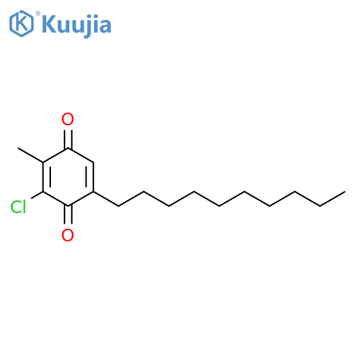 2,5-Cyclohexadiene-1,4-dione, 3-chloro-5-decyl-2-methyl- structure