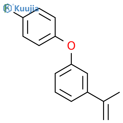 Benzene, 1-(4-fluorophenoxy)-3-(1-methylethenyl)- structure
