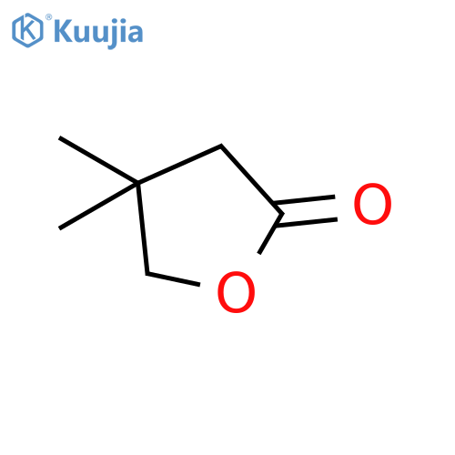 4,4-dimethyltetrahydrofuran-2-one structure