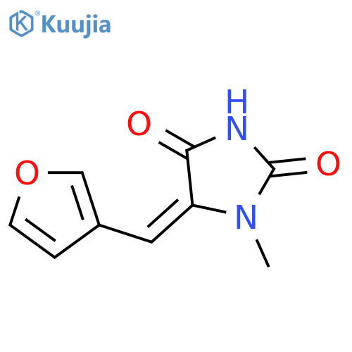 2,4-Imidazolidinedione, 5-(3-furanylmethylene)-1-methyl-, (Z)- structure