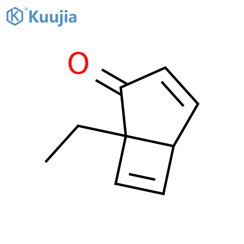 Bicyclo[3.2.0]hepta-3,6-dien-2-one, 1-ethyl- structure