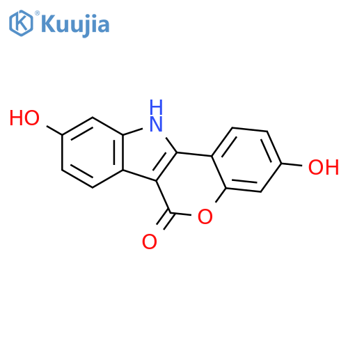 [1]Benzopyrano[4,3-b]indol-6(11H)-one, 3,9-dihydroxy- structure