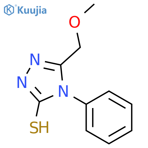 5-(Methoxymethyl)-4-phenyl-4H-1,2,4-triazole-3-thiol structure