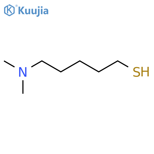 5-(dimethylamino)pentane-1-thiol structure
