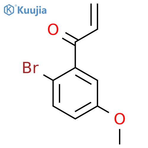 1-(2-bromo-5-methoxyphenyl)prop-2-en-1-one structure