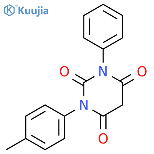 2,4,6(1H,3H,5H)-Pyrimidinetrione, 1-(4-methylphenyl)-3-phenyl- structure