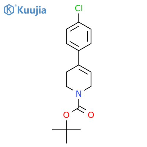 Tert-butyl 4-(4-chlorophenyl)-1,2,3,6-tetrahydro-pyridine-1-carboxylate structure