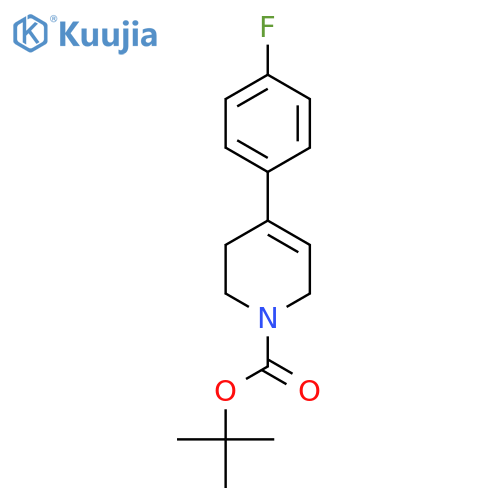 Tert-butyl 4-(4-fluorophenyl)-5,6-dihydropyridine-1(2H)-carboxylate structure