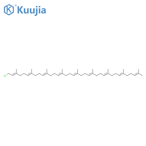 2,6,10,14,18,22,26,30,34-Hexatriacontanonaene,1-chloro-3,7,11,15,19,23,27,31,35-nonamethyl-,(2E,6E,10E,14E,18E,22E,26E,30E)- structure