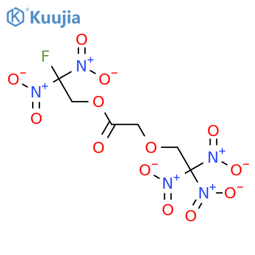 Acetic acid, (2,2,2-trinitroethoxy)-, 2-fluoro-2,2-dinitroethyl ester structure