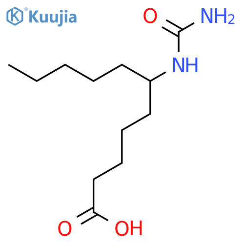 6-(Carbamoylamino)undecanoic acid structure