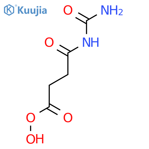 Butaneperoxoic acid, 4-[(aminocarbonyl)amino]-4-oxo- structure