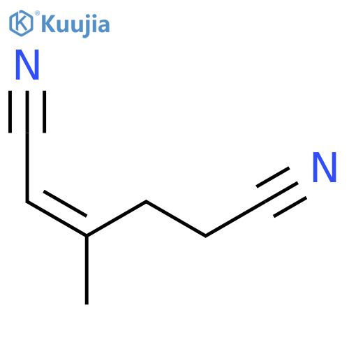 2-Hexenedinitrile, 3-methyl-, (2Z)- structure