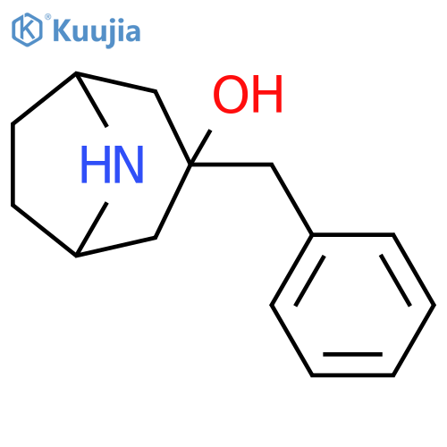 3-benzyl-8-azabicyclo3.2.1octan-3-ol structure