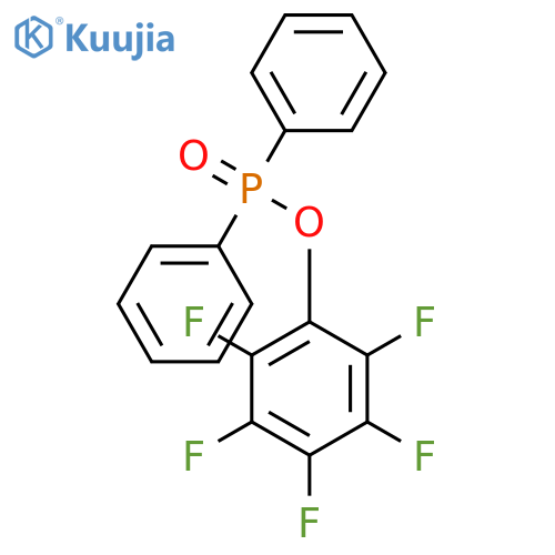 Pentafluorophenyl diphenylphosphinate structure