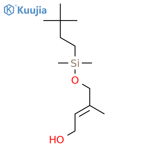 2-Buten-1-ol, 4-[[(3,3-dimethylbutyl)dimethylsilyl]oxy]-3-methyl-, (E)- structure