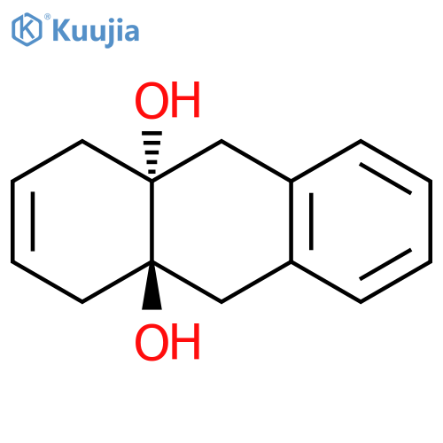 4a,9a-Anthracenediol, 1,4,9,10-tetrahydro-, (4aR,9aR)-rel- structure
