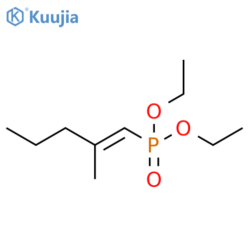Phosphonic acid, (2-methyl-1-pentenyl)-, diethyl ester, (E)- (9CI) structure