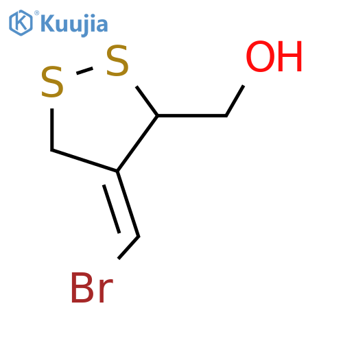 4-(Bromomethylene)-1,2-thiolane-3-methanol structure
