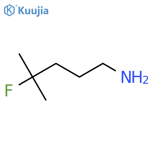 4-fluoro-4-methylpentan-1-amine structure