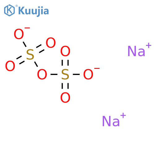 Sodium pyrosulfate structure