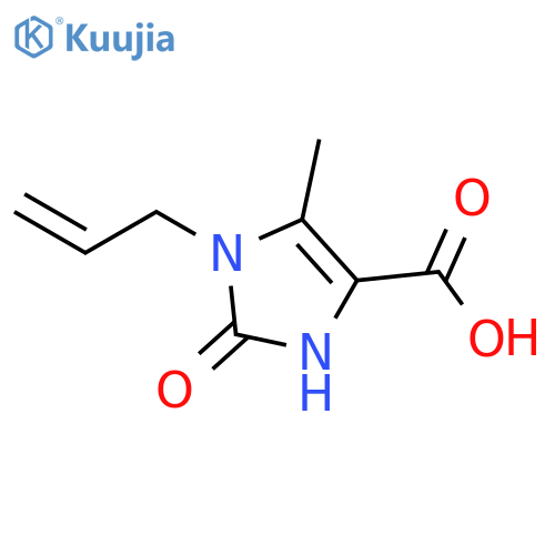 5-methyl-2-oxo-1-(prop-2-en-1-yl)-2,3-dihydro-1H-imidazole-4-carboxylic acid structure