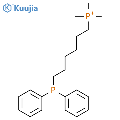 Phosphonium, [6-(diphenylphosphino)hexyl]trimethyl- structure