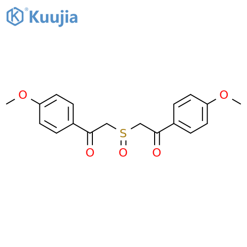 Ethanone, 2,2'-sulfinylbis[1-(4-methoxyphenyl)- structure