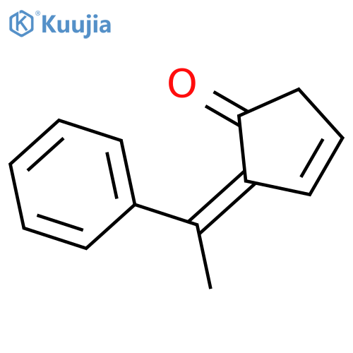 3-Cyclopenten-1-one, 2-(1-phenylethylidene)-, (Z)- structure
