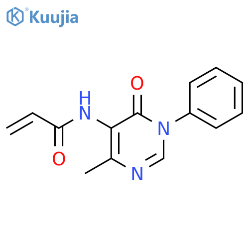 2-Propenamide, N-(1,6-dihydro-4-methyl-6-oxo-1-phenyl-5-pyrimidinyl)- structure