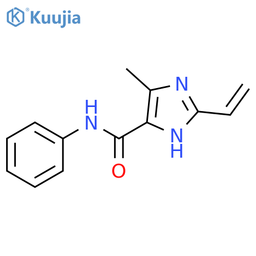 1H-Imidazole-4-carboxamide, 2-ethenyl-5-methyl-N-phenyl- structure
