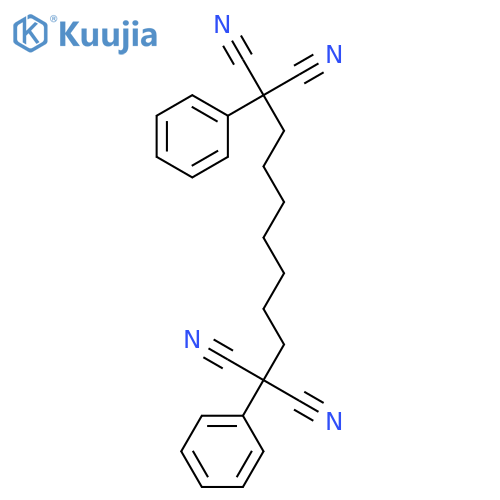 1,1,9,9-Nonanetetracarbonitrile, 1,9-diphenyl- structure