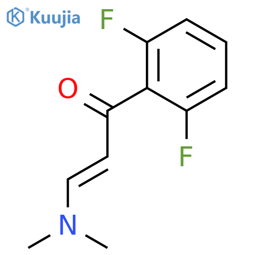 1-(2,6-difluorophenyl)-3-(dimethylamino)prop-2-en-1-one structure