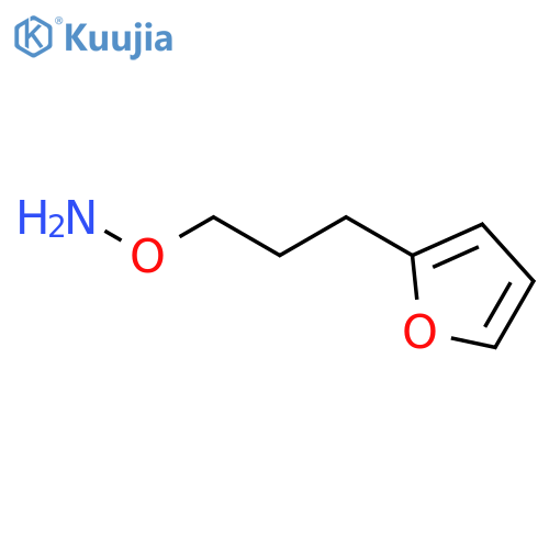 O-3-(furan-2-yl)propylhydroxylamine structure