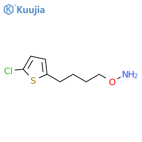Hydroxylamine, O-[4-(5-chloro-2-thienyl)butyl]- structure